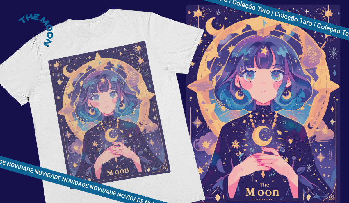 Nome do produto: Camiseta Coleção Tarô - The Moon