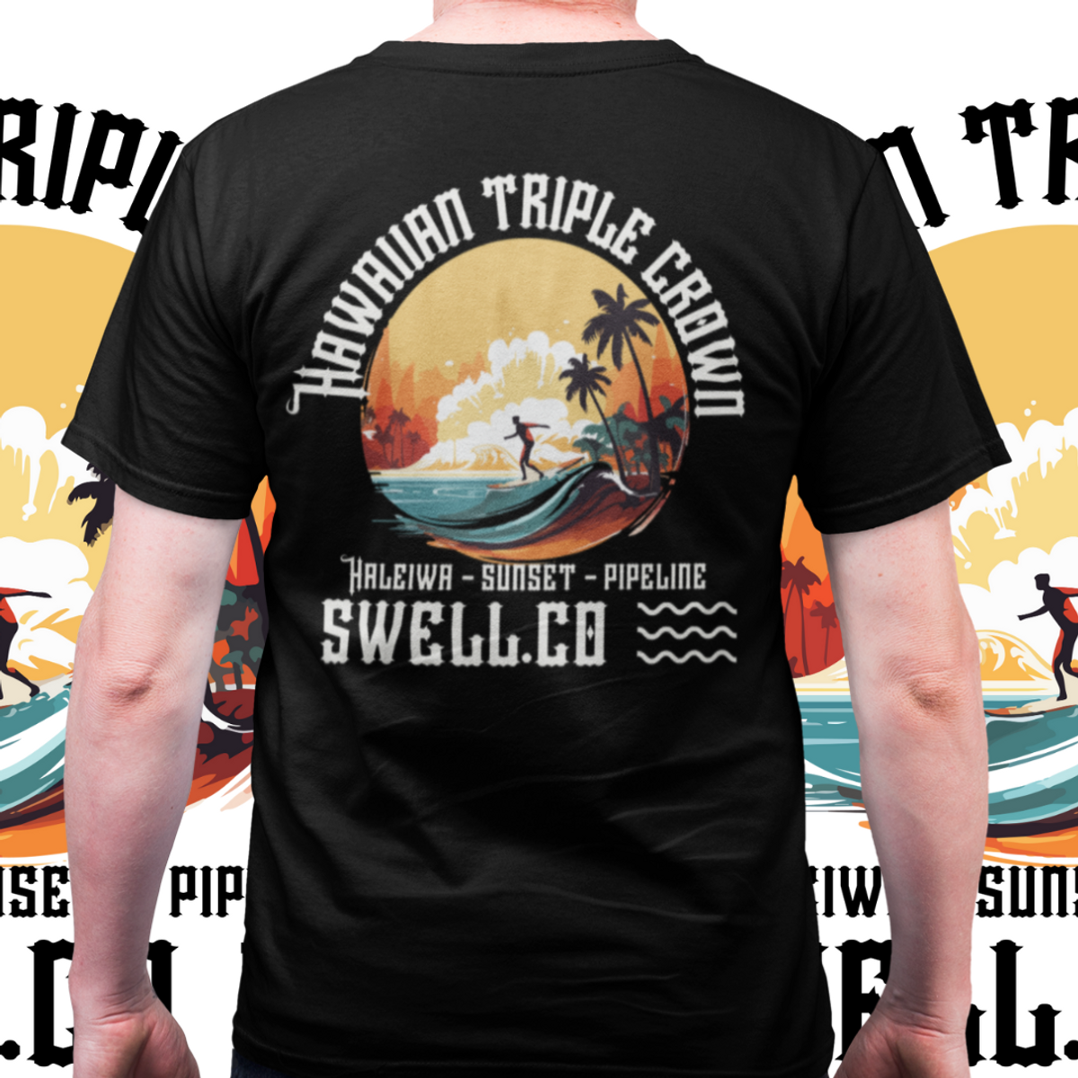 Nome do produto: Camiseta Swell.Co Triple Crown