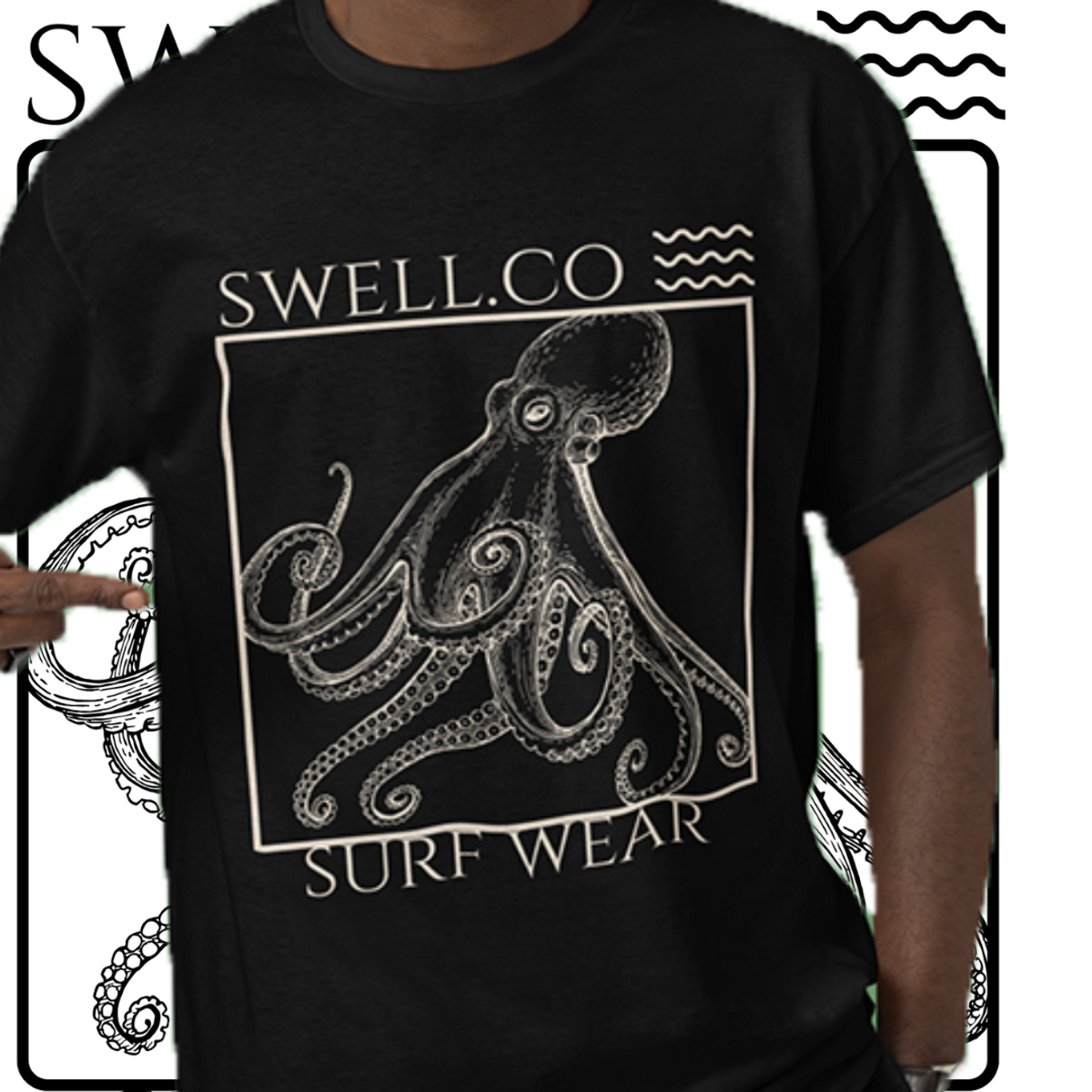 Nome do produto: Camiseta Swell.Co Octopus