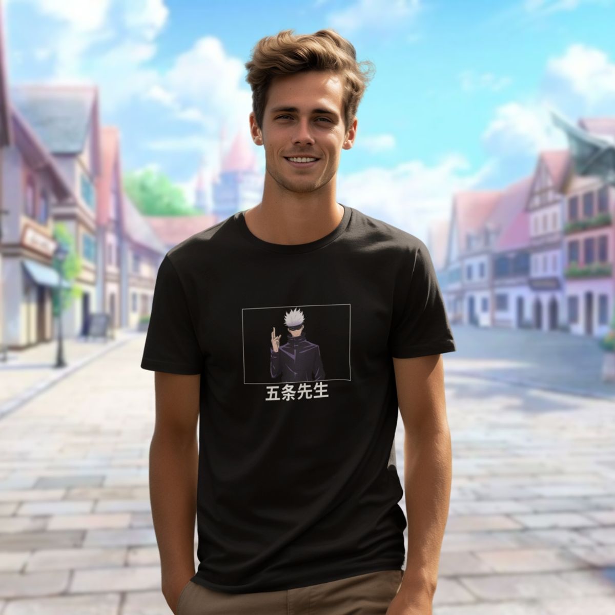 Nome do produto: Camisa Gojo Sensei