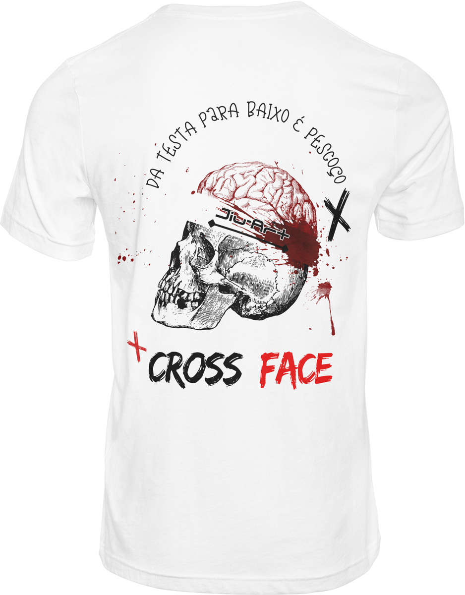 Nome do produto: Camisa Cross Face (Letra preta)