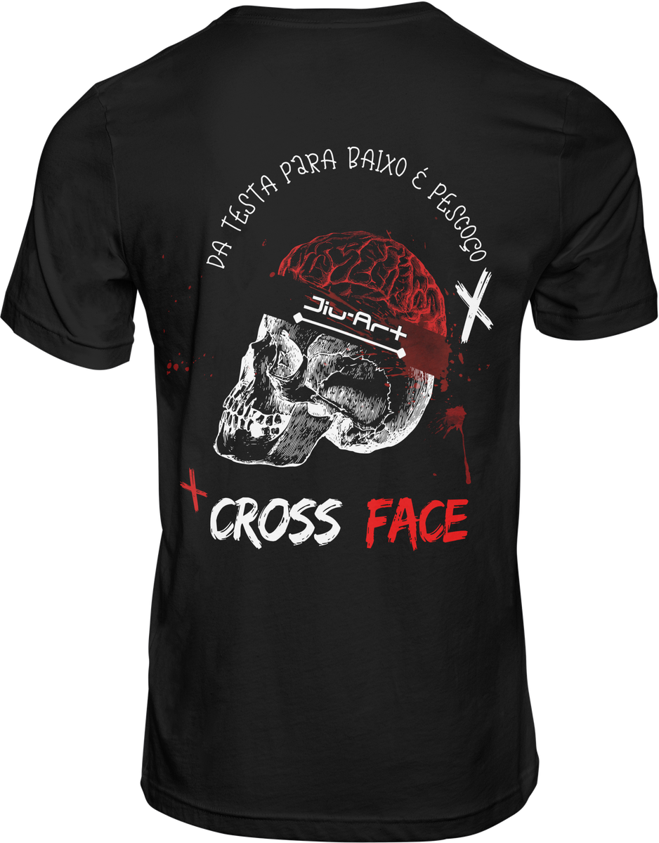 Nome do produto: Camisa Cross Face (Letra branca)