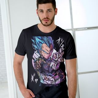 Nome do produtocamisa Vegeta Super Sayajin Blue