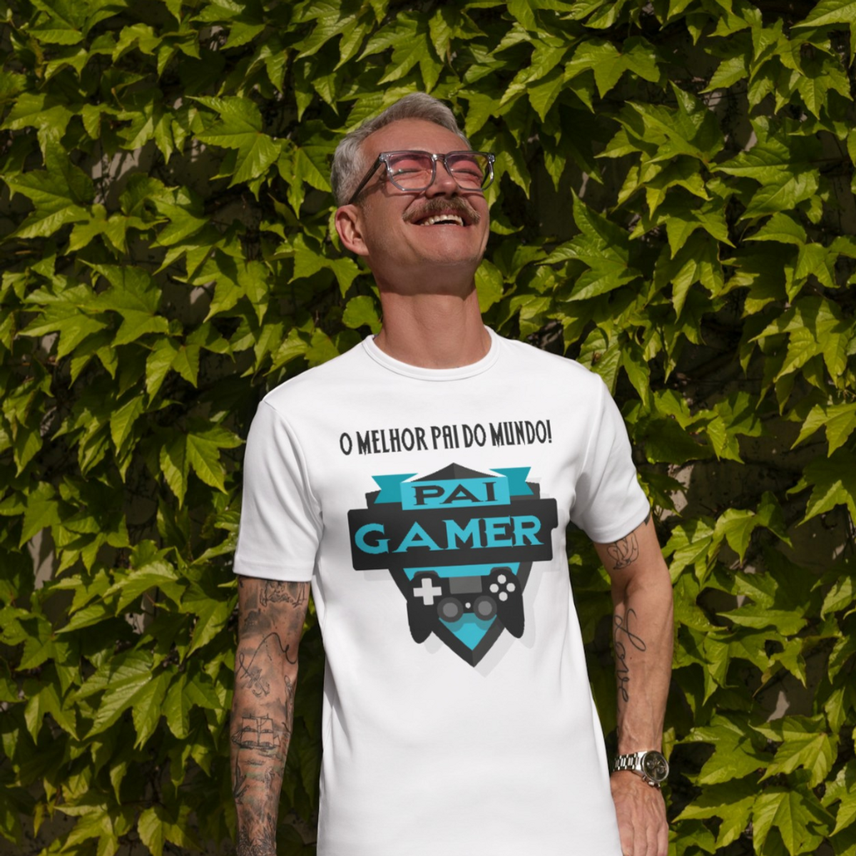 Nome do produto: CAMISETA PAI GAMER