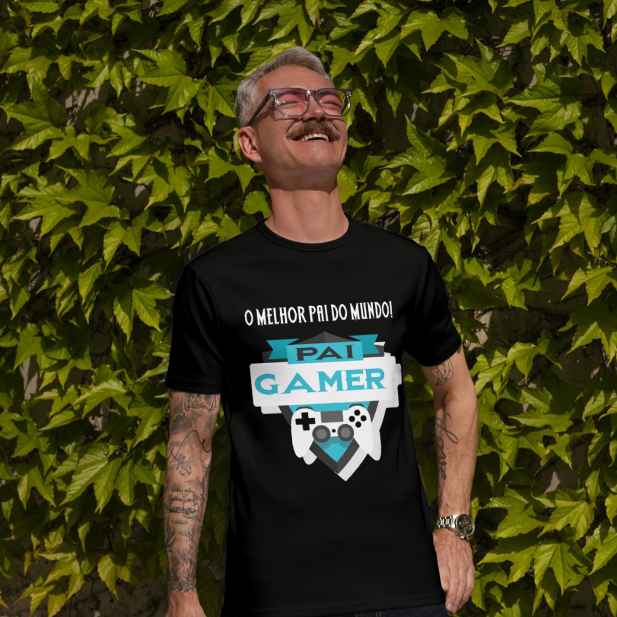 Nome do produto: CAMISETA PAI GAMER 