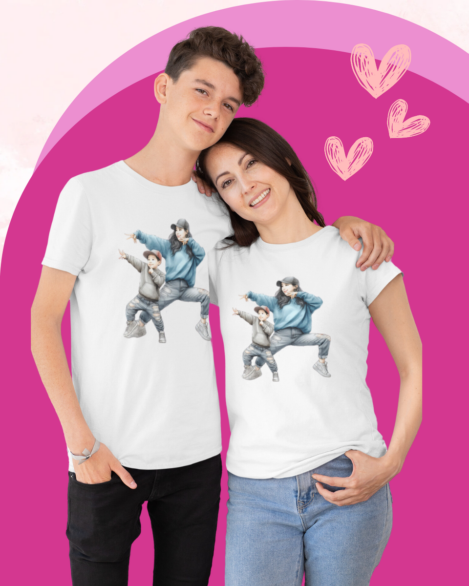 Nome do produto: T-shirt  - Clara e Jonas
