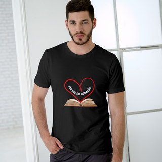 Nome do produtoCamisa Masculino T-shirt prime Versos do Coração