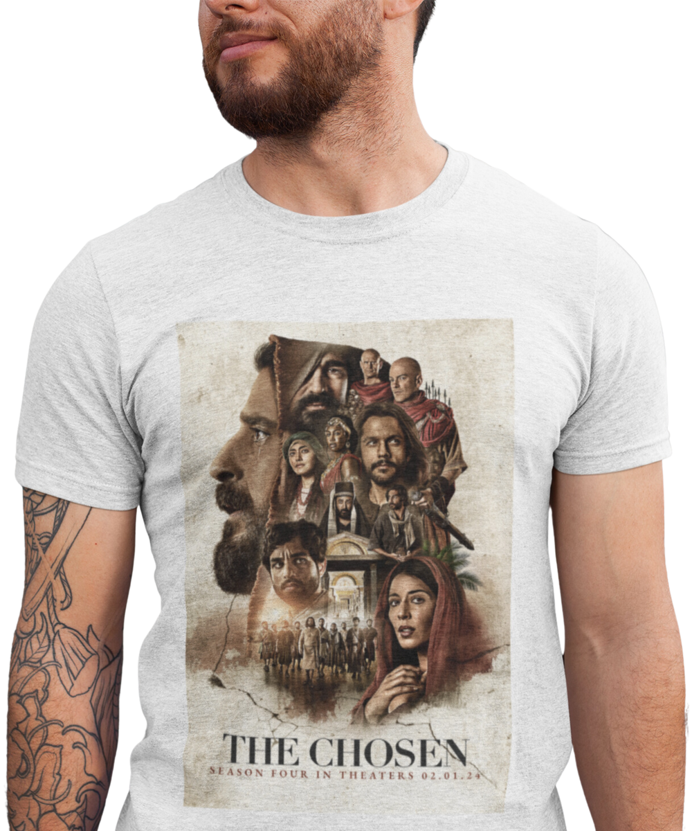 Nome do produto: Camiseta Masculina Os Escolhidos de Jesus