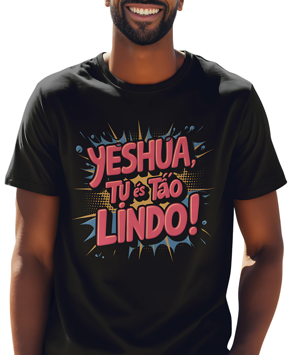 Nome do produto: Camiseta Masculina Yeshua Tu É Tão Lindo - Ref. 02