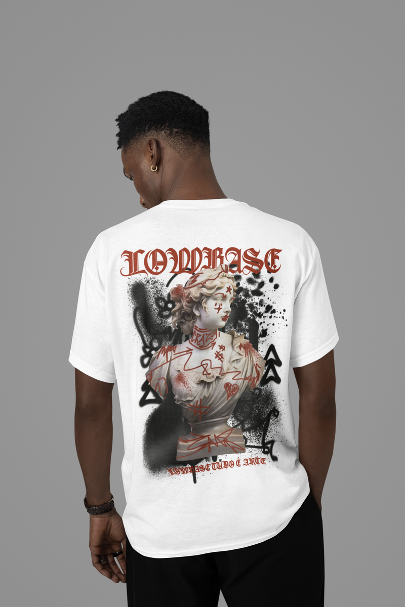 Nome do produto: Camiseta Streetwear LowBase  TUDO É ARTE EDIÇÃO 02