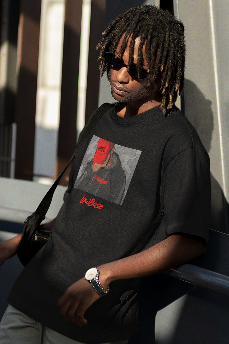 Nome do produto: Camiseta Streetwear LowBase -HOPE- Coleção Hip Hop
