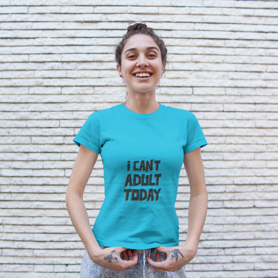 Camiseta Feminina Can't Adult