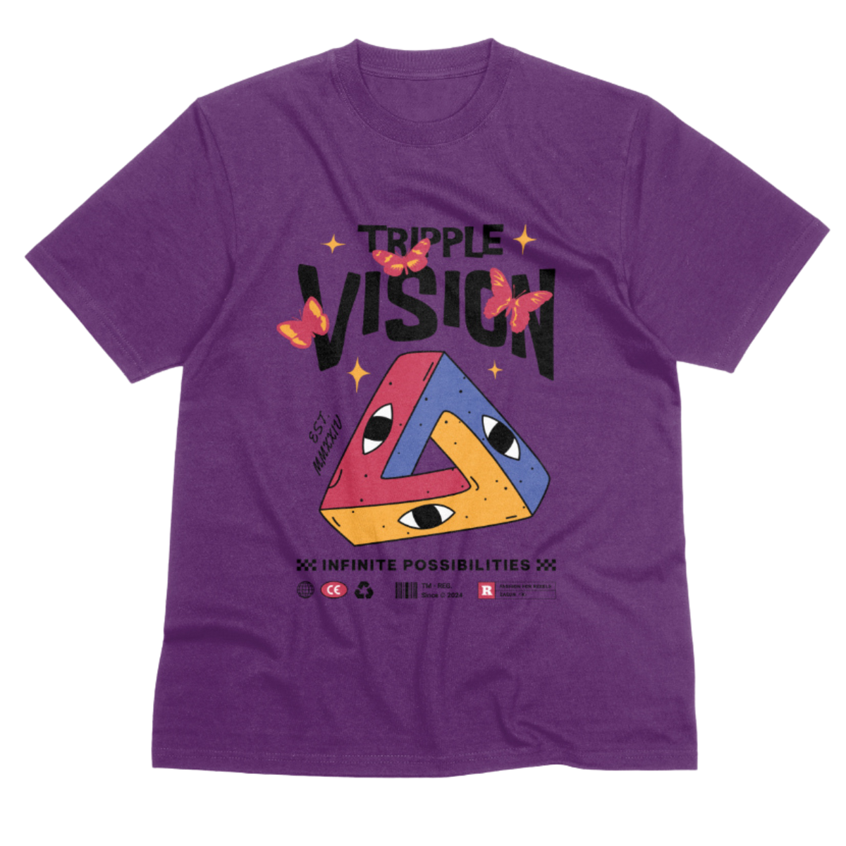 Nome do produto: T- Shirt Triple Vision