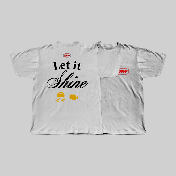 Camiseta Let it Shine - Frente e Costas