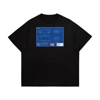 Nome do produtoCamiseta Oversized Astra GLS - Blueprint - Frente