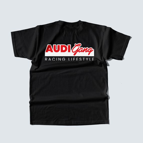 Camiseta Audi Gang - Preta