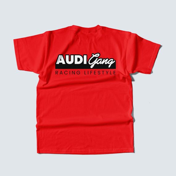 Camiseta Audi - Vermelho