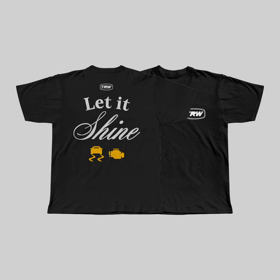 Camiseta Let it Shine - Frente e Costas