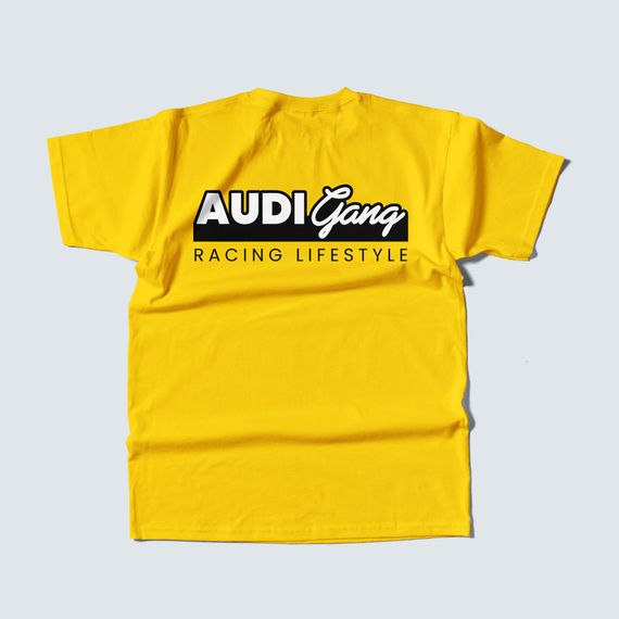 Camiseta Audi Gang - Amarela