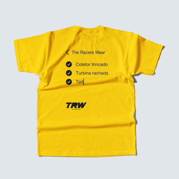 Camiseta Lista T-jet - Amarela