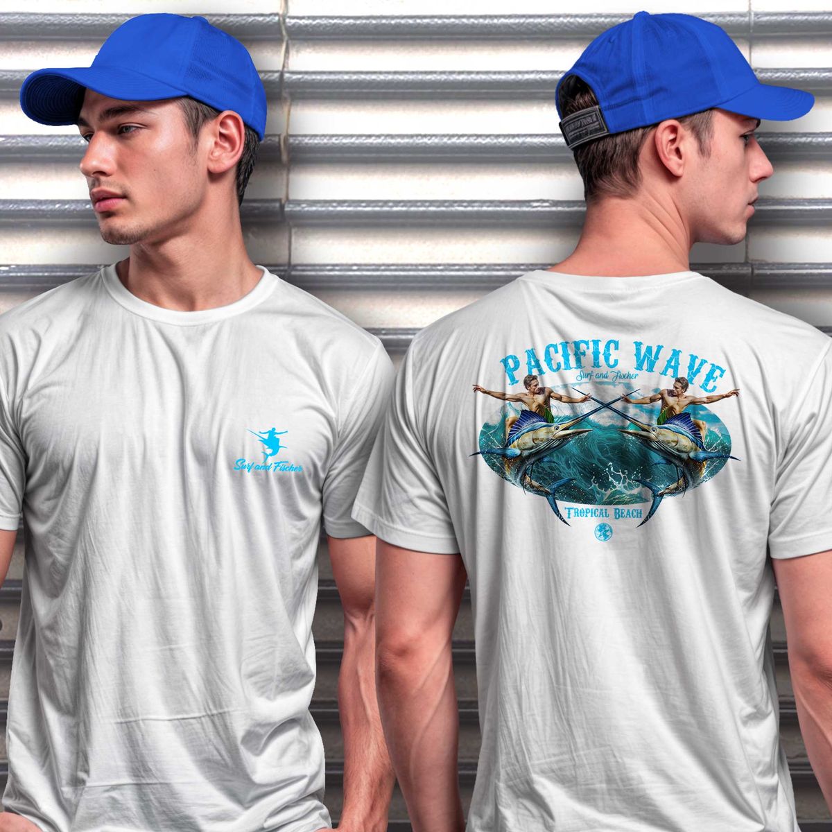 Nome do produto: Pacific Wave (Camiseta) Frente e Costas