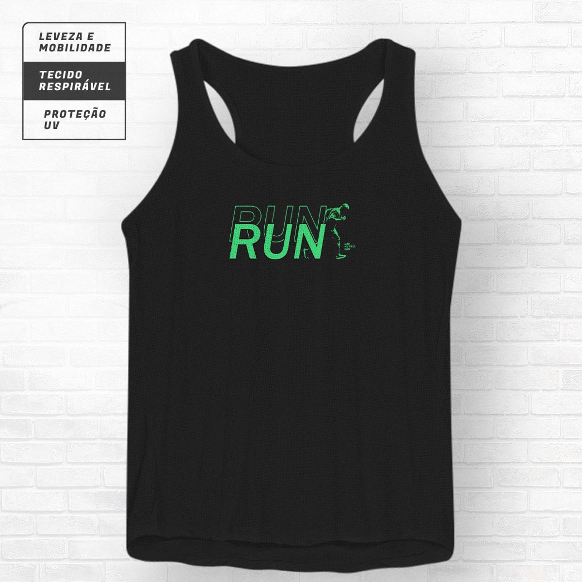 Nome do produto: Regata Feminina Run Run Dry UV