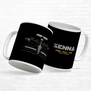 Caneca F1 Ayrton Senna