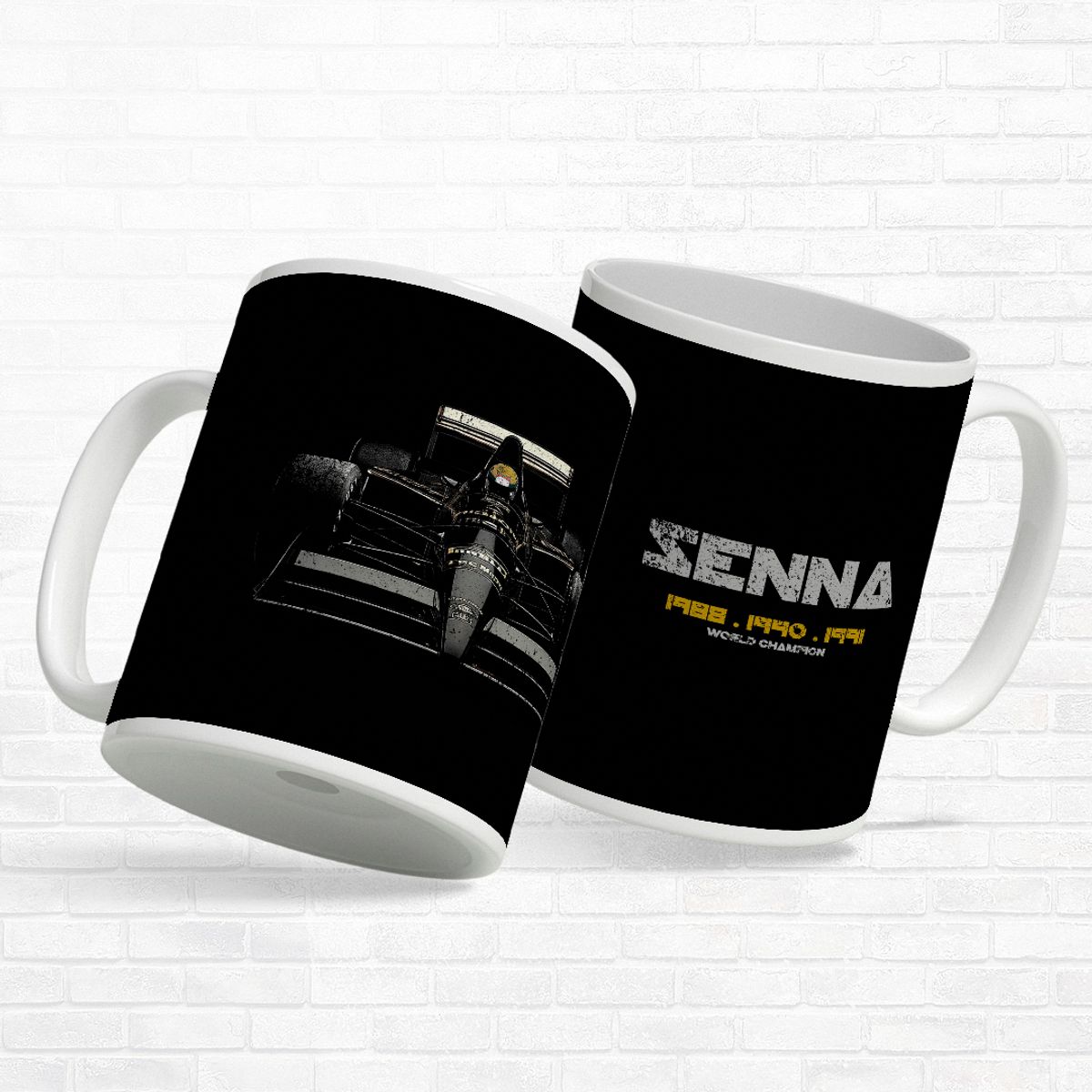 Nome do produto: Caneca F1 Ayrton Senna