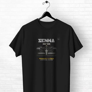 Camiseta F1 Senna Primeira Vitória