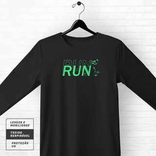 Camiseta Manga Longa Run Run Dry UV