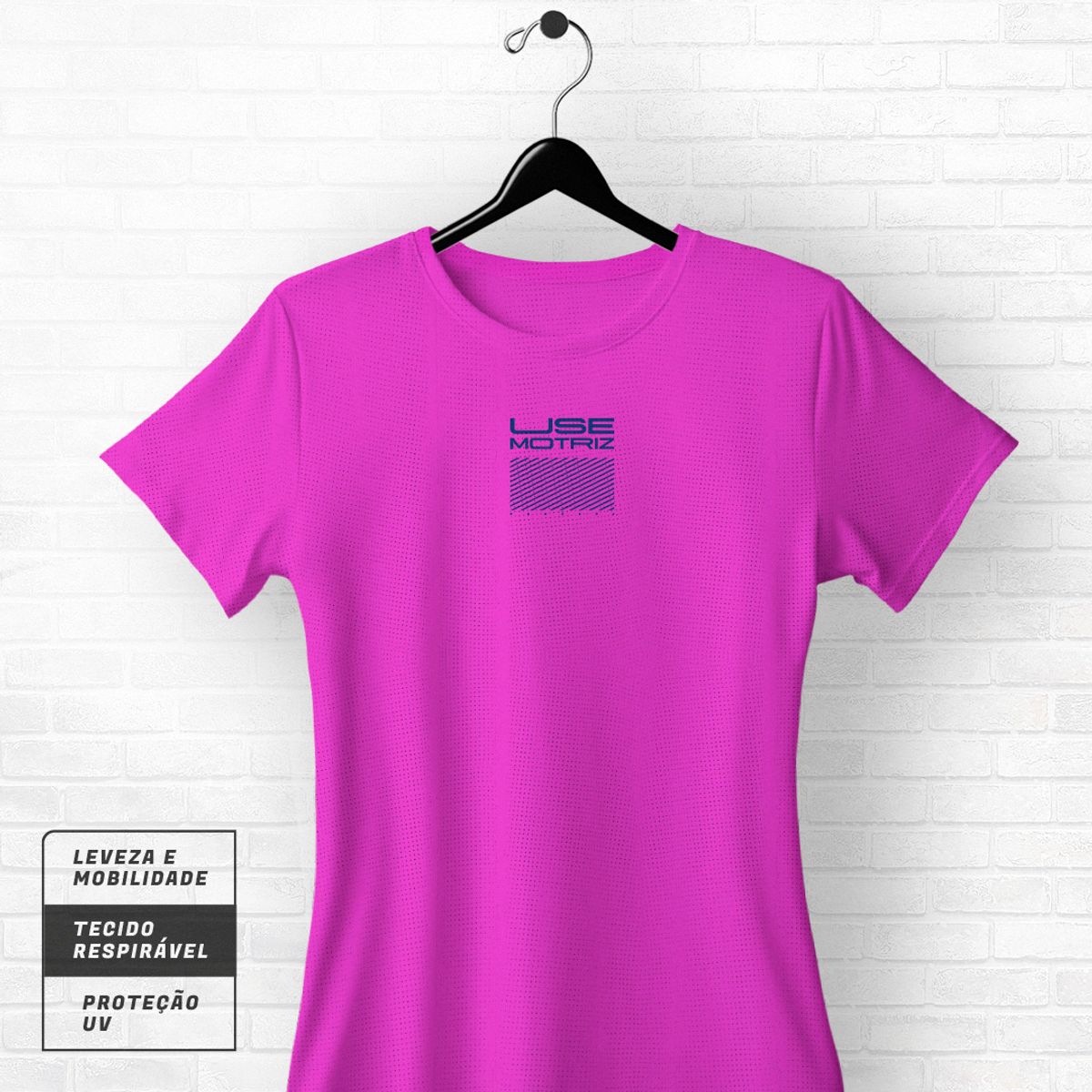 Nome do produto: Camiseta Feminina Use Motriz Dry UV