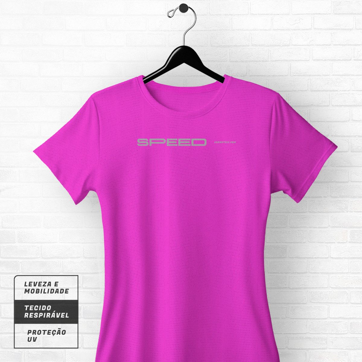 Nome do produto: Camiseta Feminina Speed Motriz Dry UV