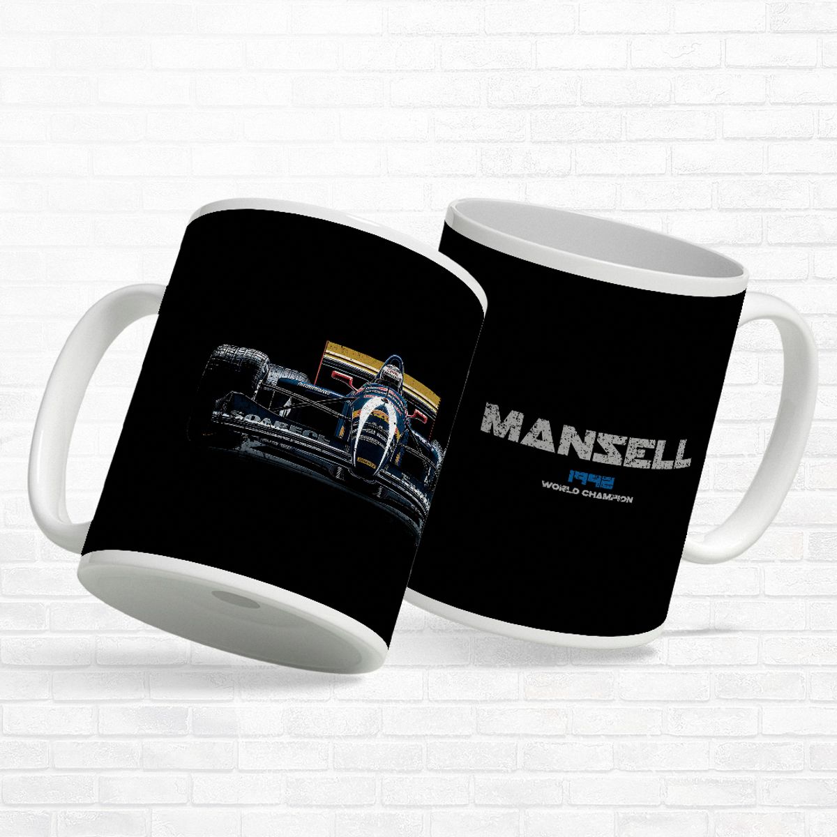 Nome do produto: Caneca F1 Nigel Mansell