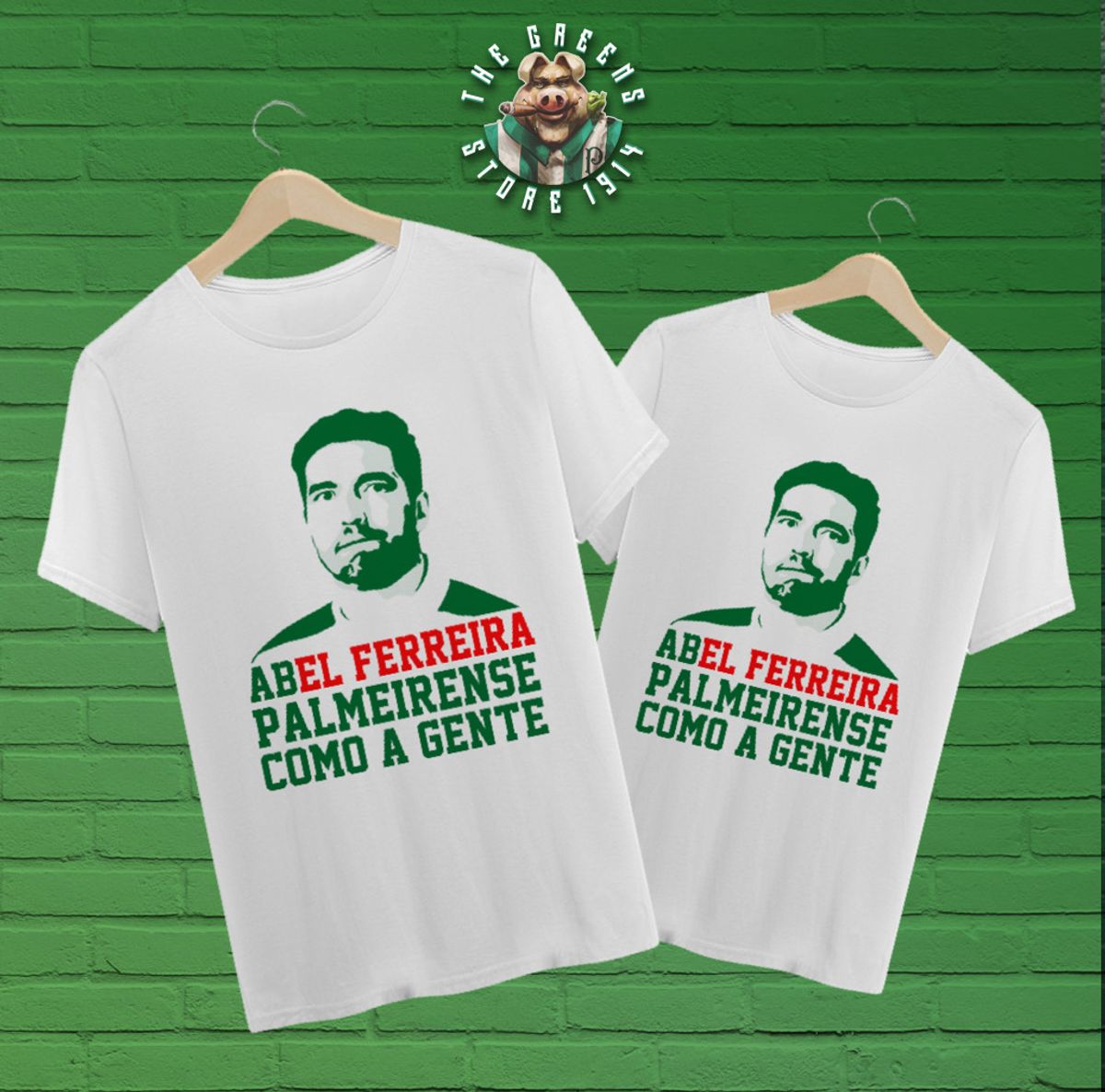 Nome do produto: Abel Ferreira Palmeirense como a gente