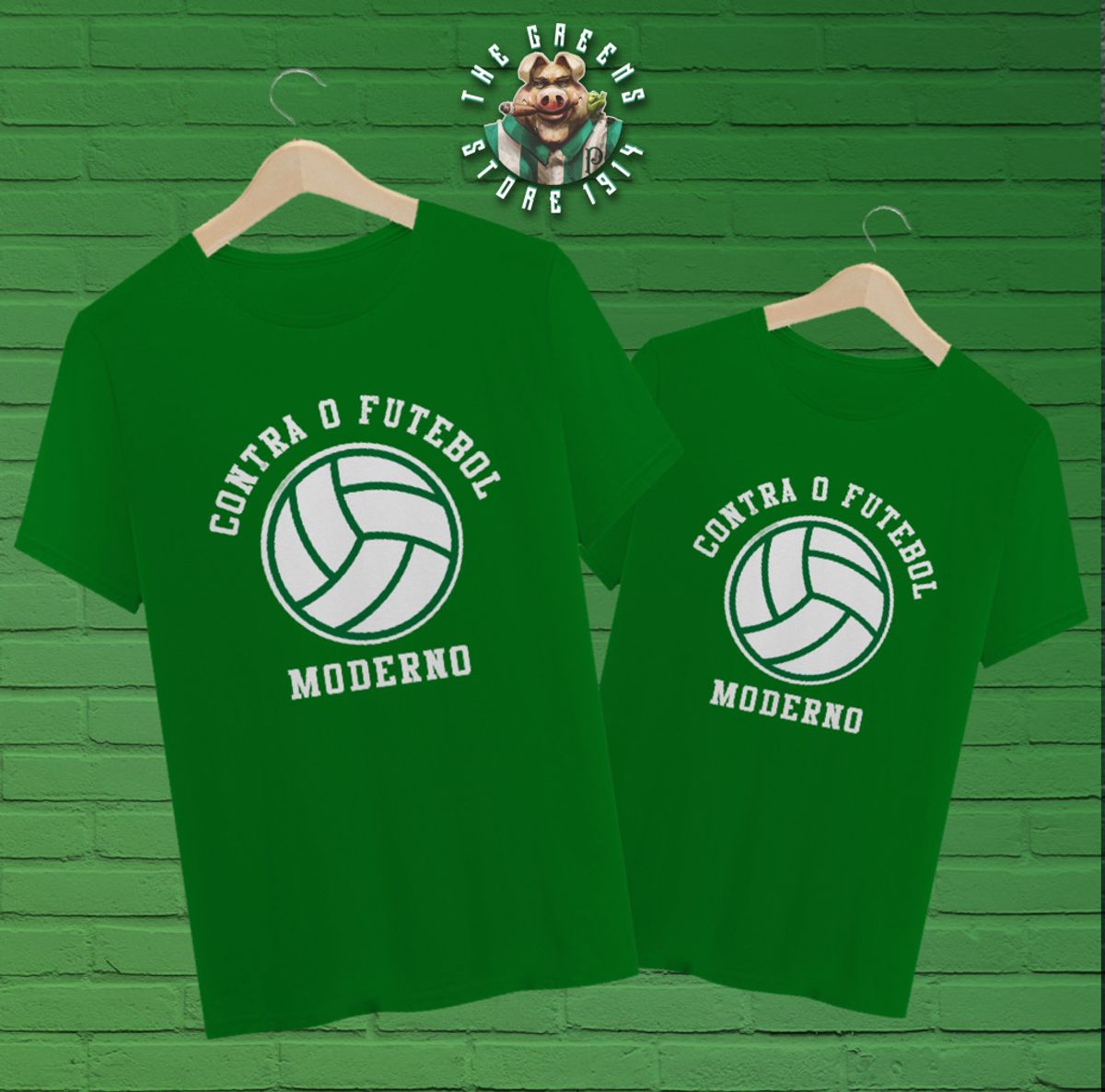 Nome do produto: Contra o Futebol Moderno (verde)