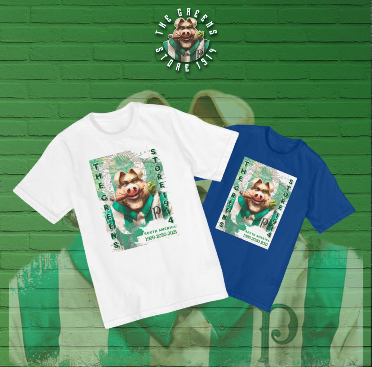 Nome do produto: Camiseta Inf. The Green Pig