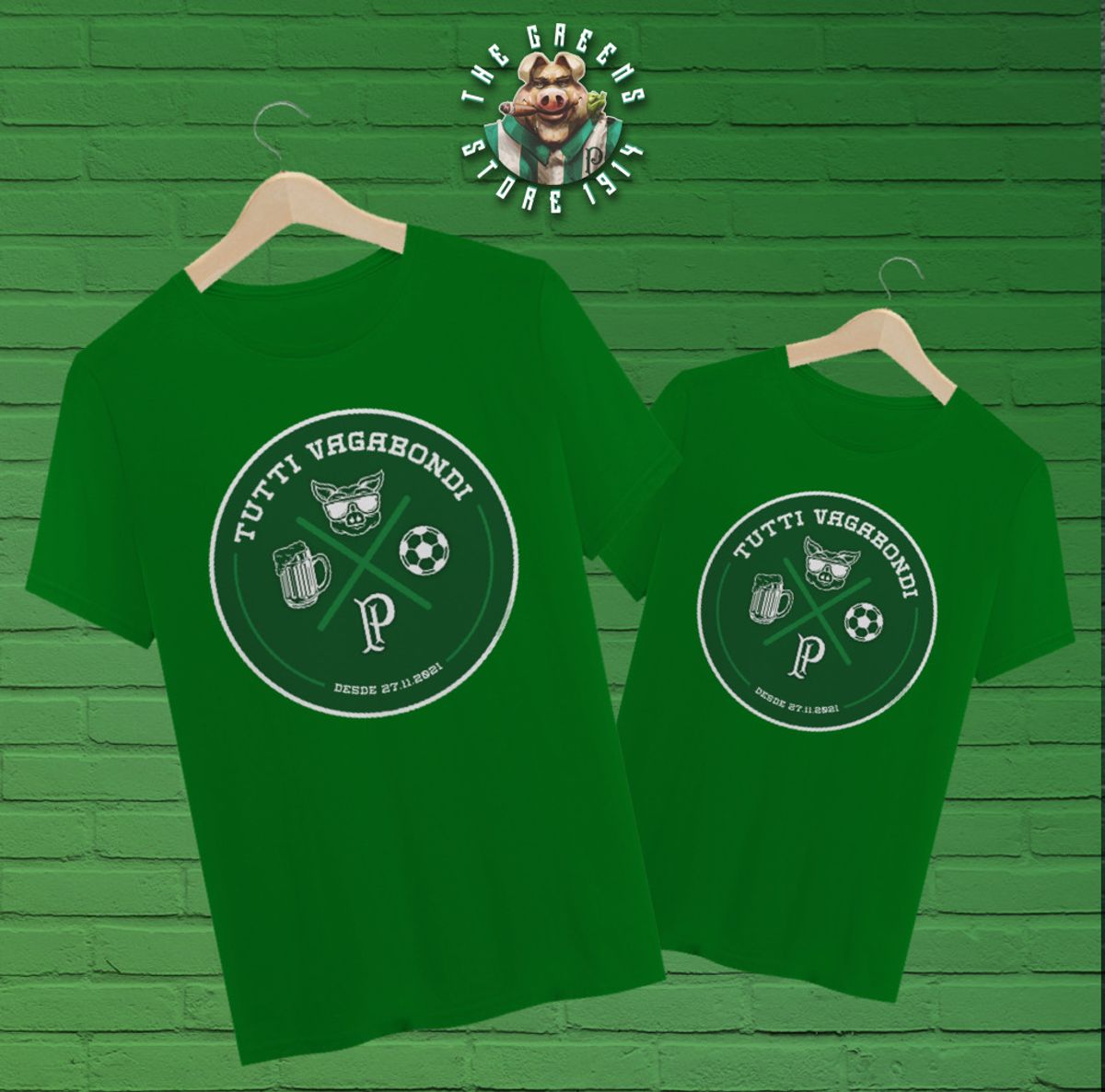 Nome do produto: Camisa Tutti Escudo (verde)