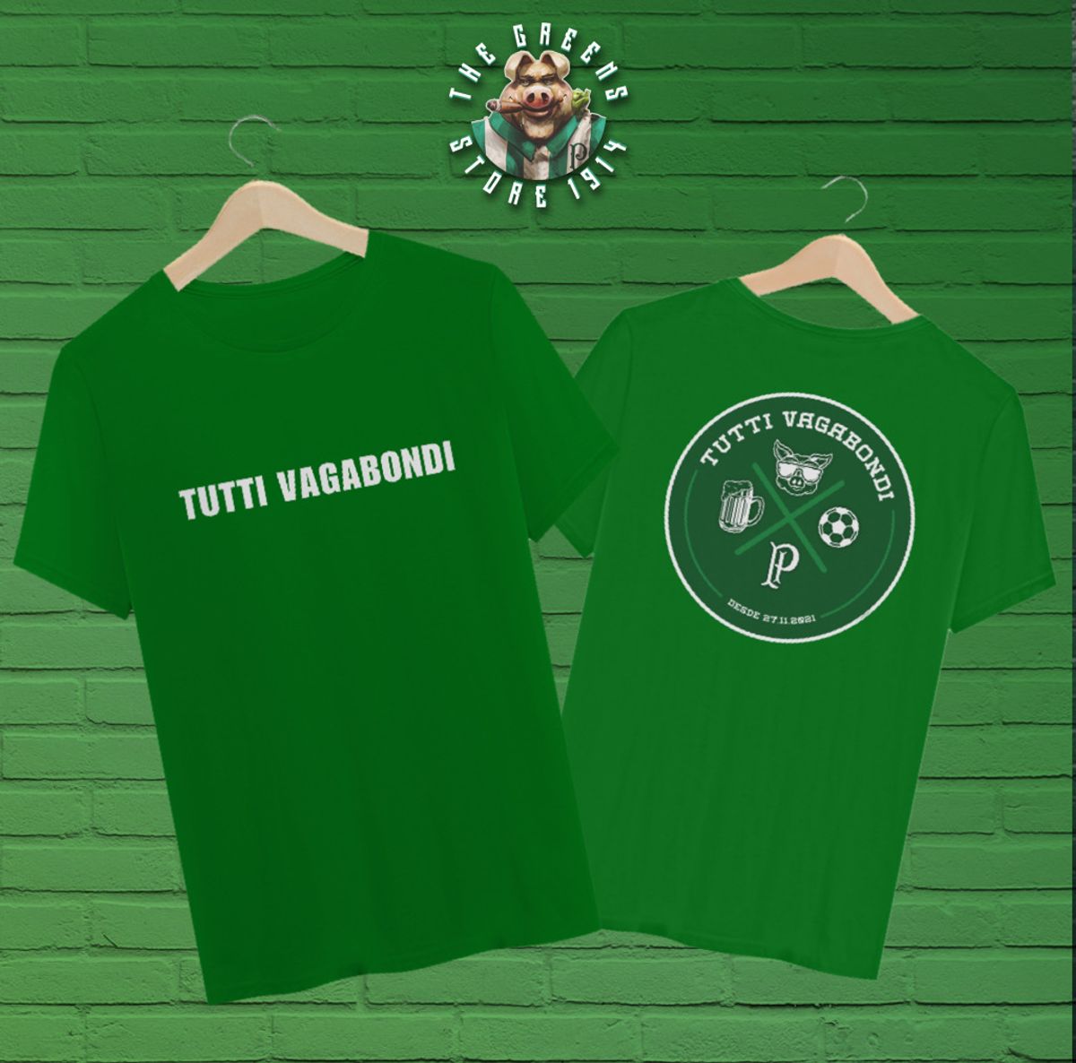 Nome do produto: Camisa Tutti Vagabondi (verde)