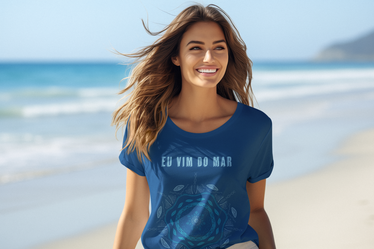 Nome do produto: Camisa Eu vim do Mar