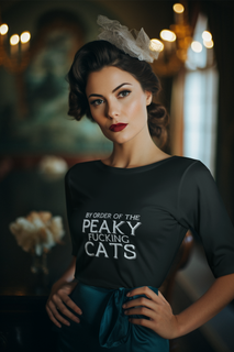 Nome do produtoCamiseta - Peaky Fucking Cats (Versão Escura)