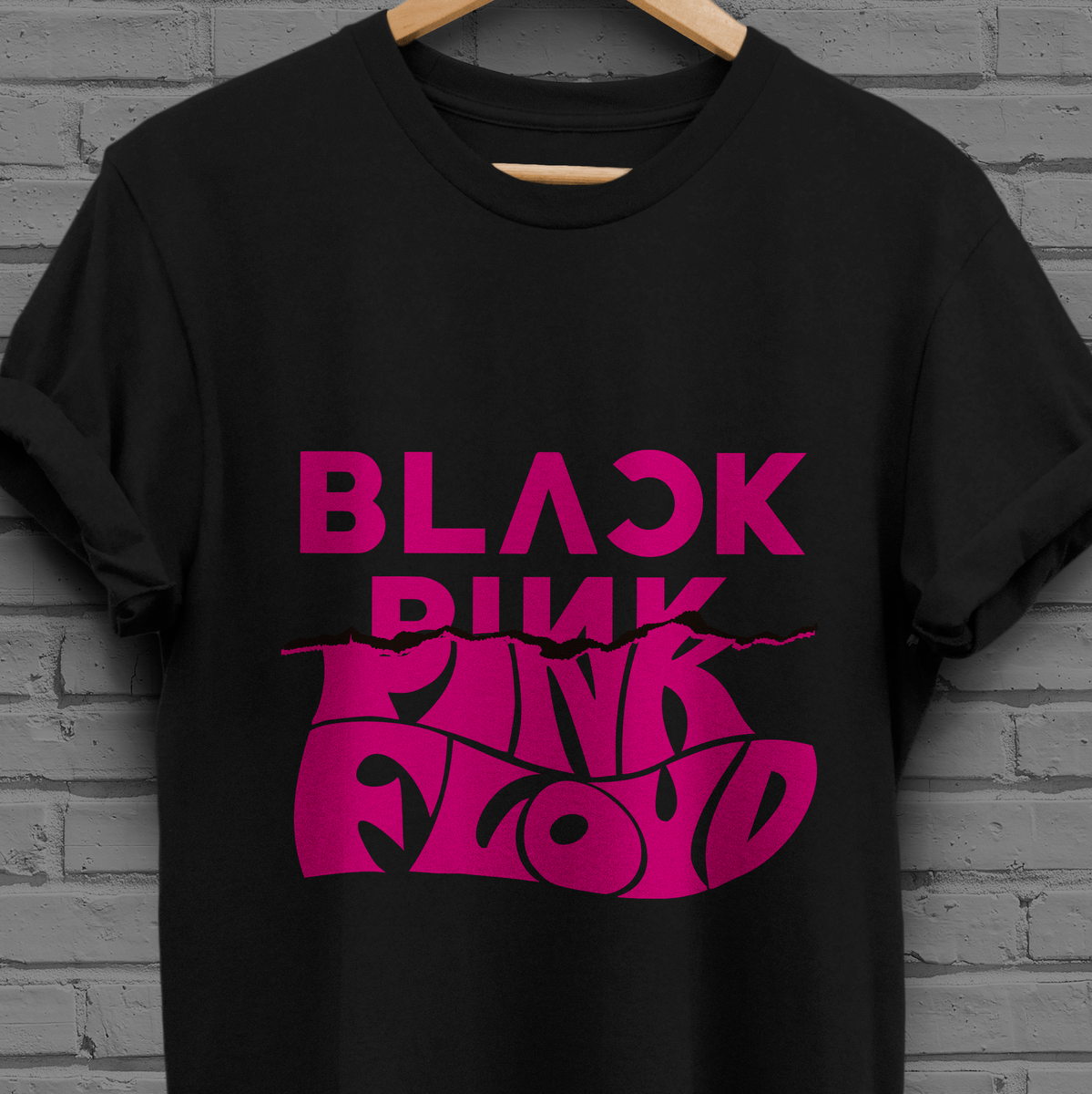 Nome do produto: T-SHIRT BLACK PINK FLOYD