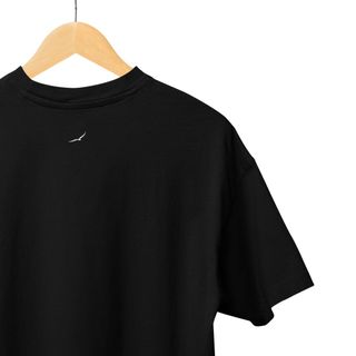 Nome do produtoClean Black T-shirt em Algodão Pima.