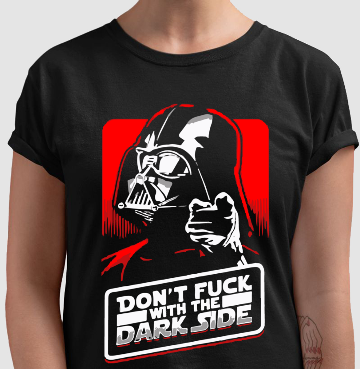 Nome do produto: Camiseta Feminina Star Wars Street Vibe Preta