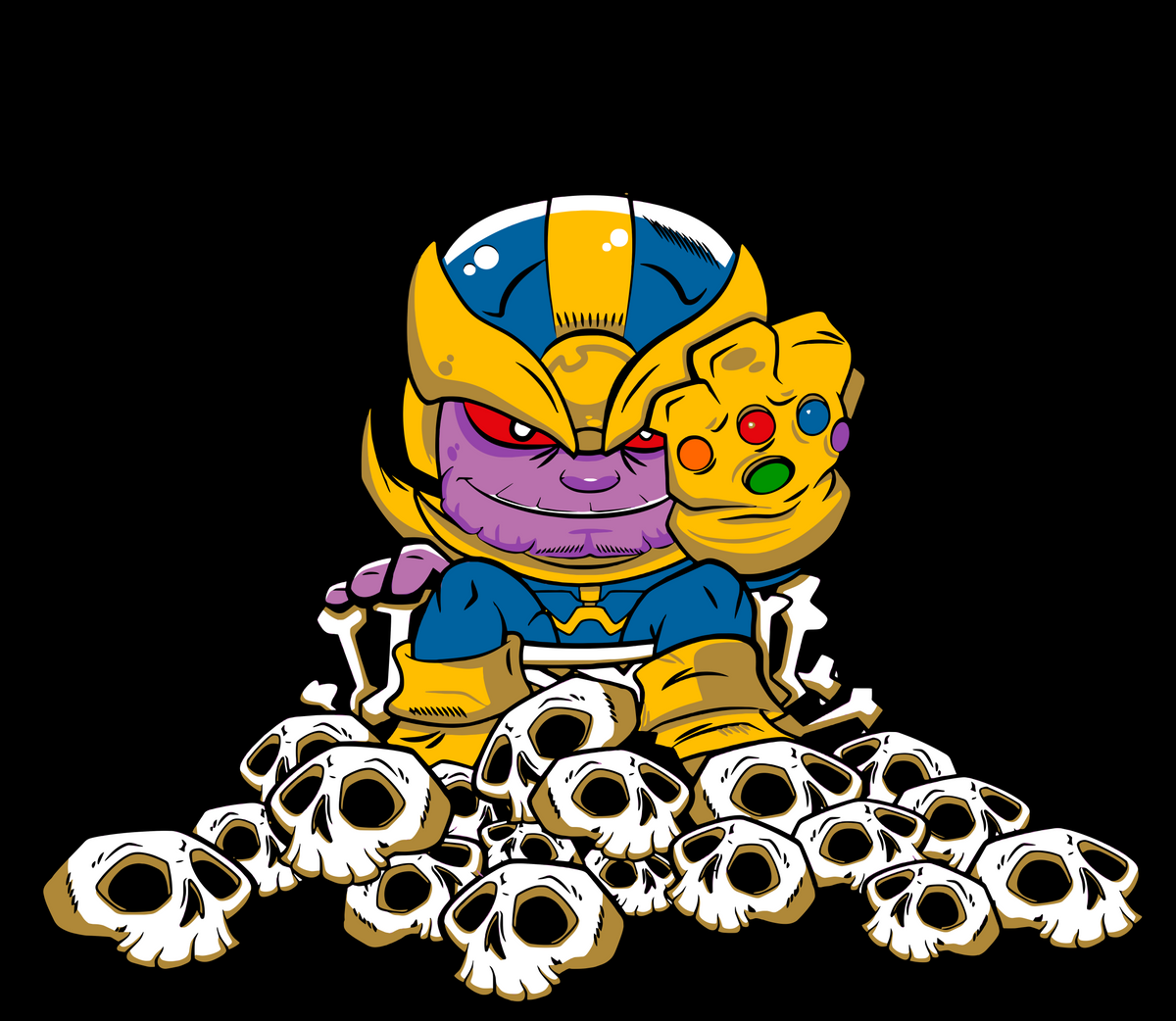 Nome do produto:  Thanos uma joia por uma alma - Funko pop