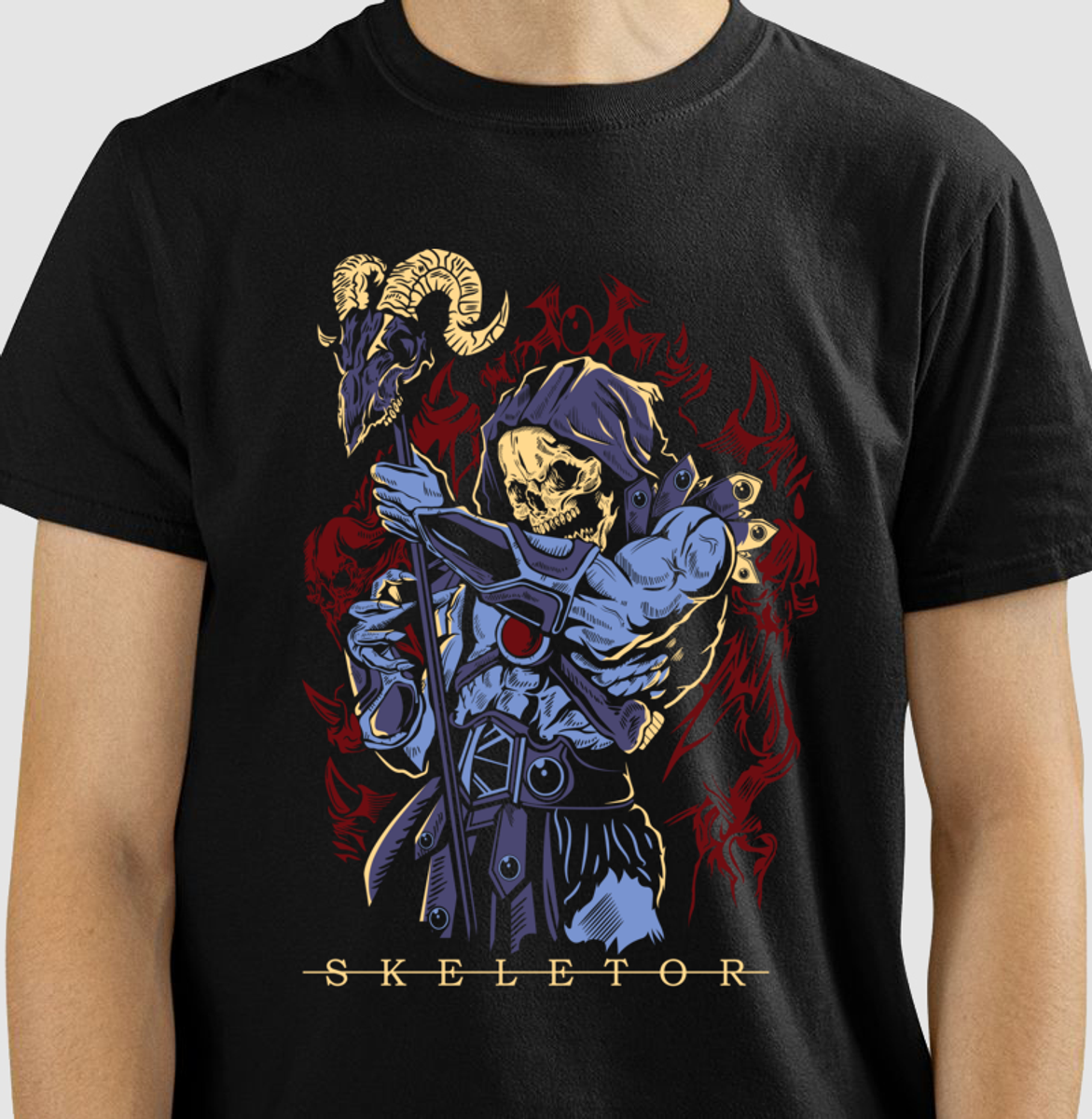 Nome do produto: Camiseta He-man Skeletor - Unissex