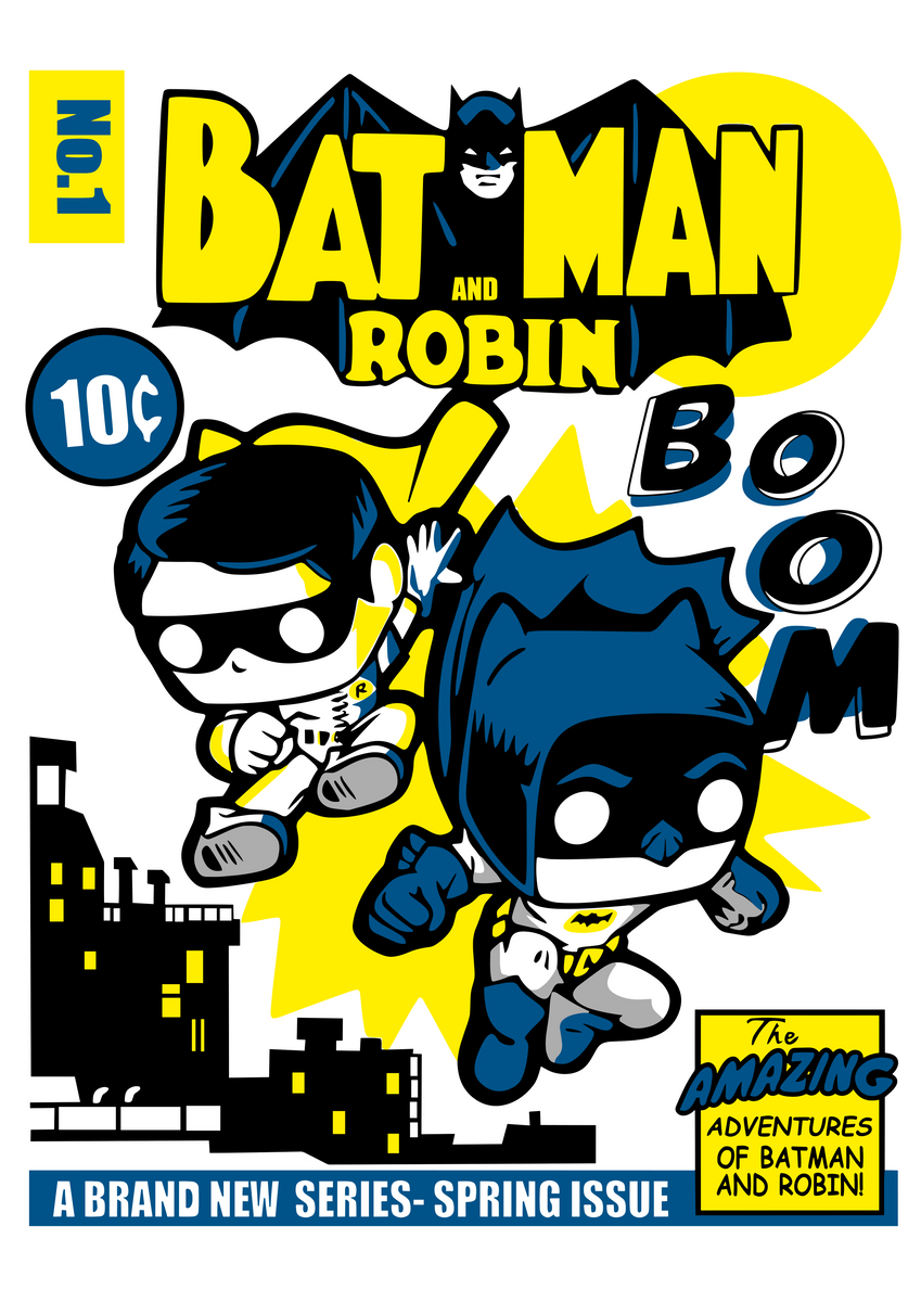 Nome do produto: BATMAN AND ROBIN - Funko pop