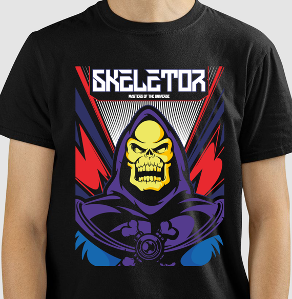 Camiseta masculina He-man Skeletor