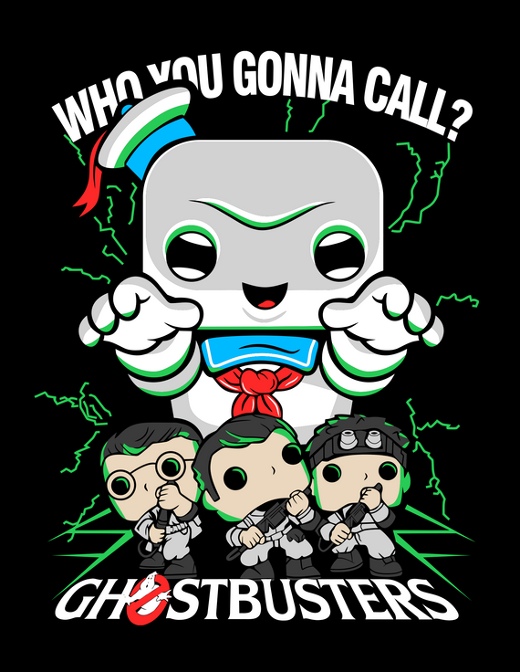 Camiseta os caças fantasmas - Funko