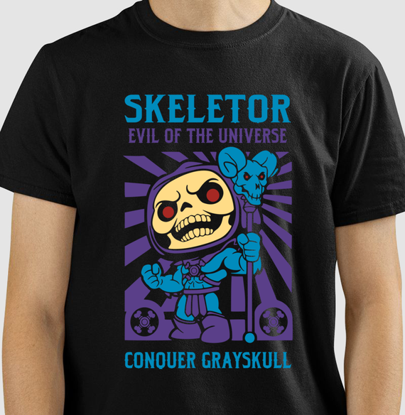 Camiseta Skeletor evil of the universe- Unissex