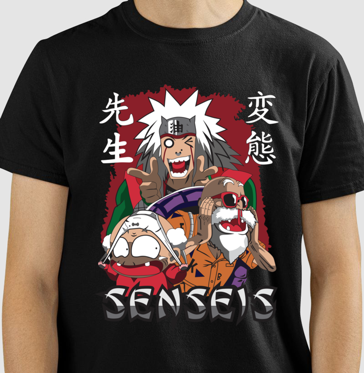 Nome do produto: Camiseta Ninjas do Riso Preta - Unissex
